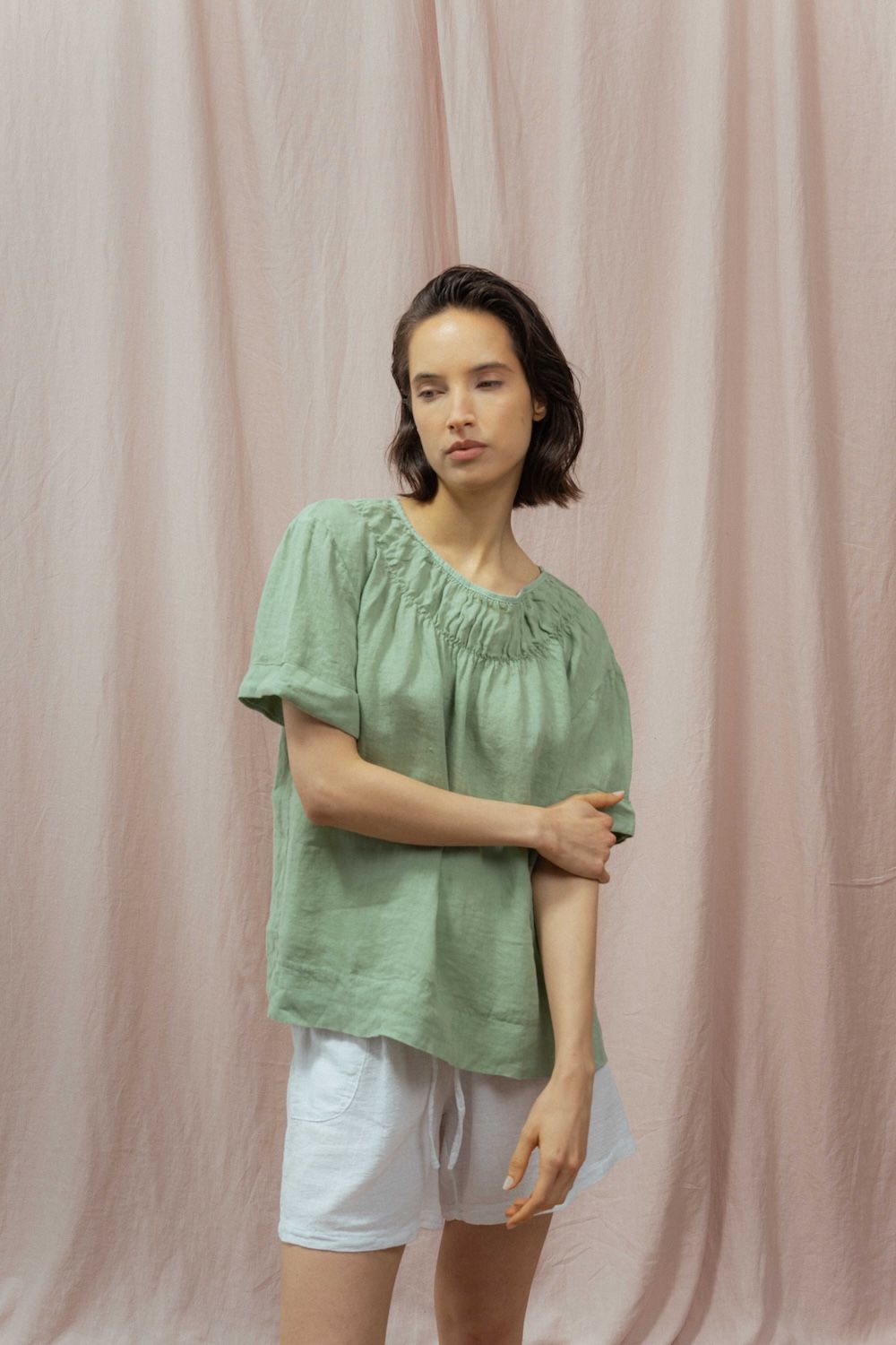 BLUSA DALI verde talle único